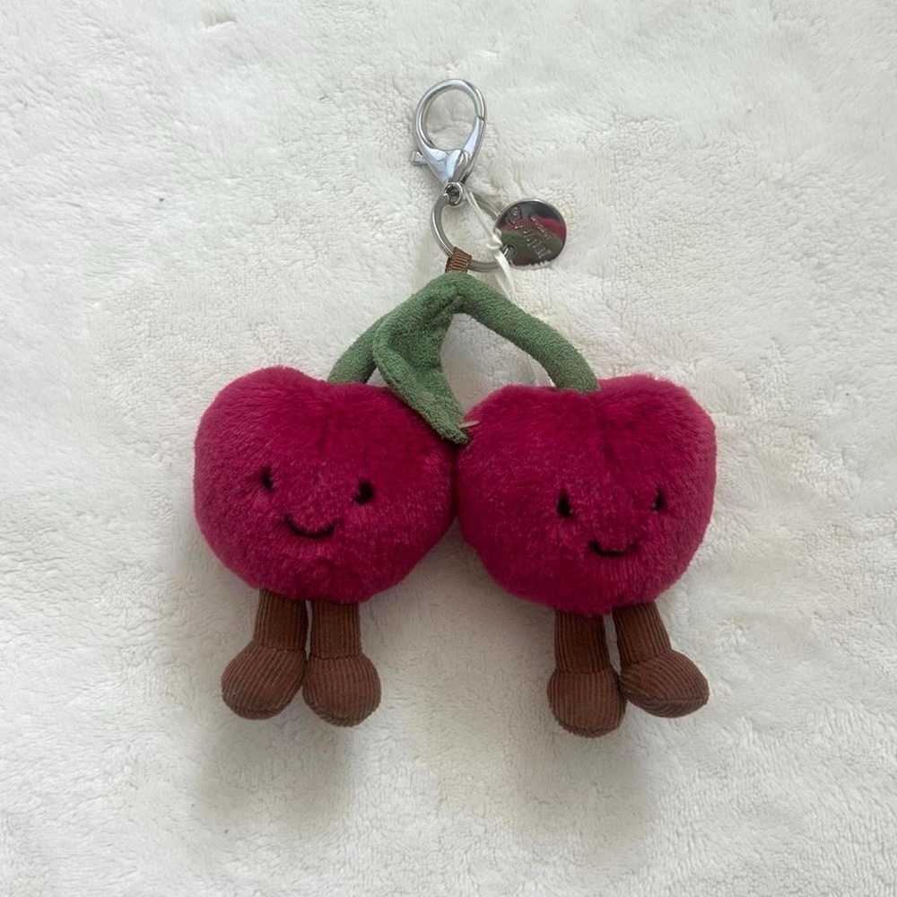 Amuseables Cherries Bag Charm - Picture 1 of 5
